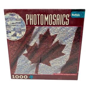 Buffalo Games Photomosaics Canadian Flag 1000 Piece Jigsaw Puzzle Robert Silvers